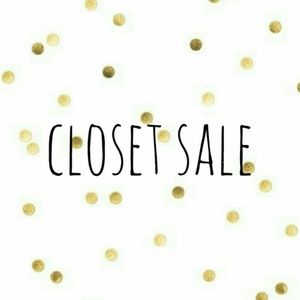 CLOSET SALE THIS WEEK ONLY!!!!